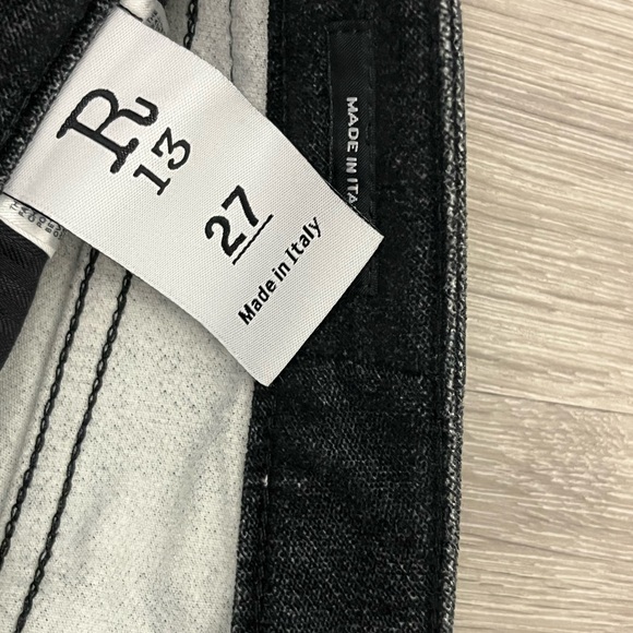 R13 Alison Skinny Leopard Jeans. SIZE 27. - Picture 8 of 11